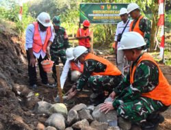 Dimulai dengan Doa dan Harapan, Pembangunan Jembatan Perintis Garuda di Tawangrejo Resmi Dikerjakan TNI AD