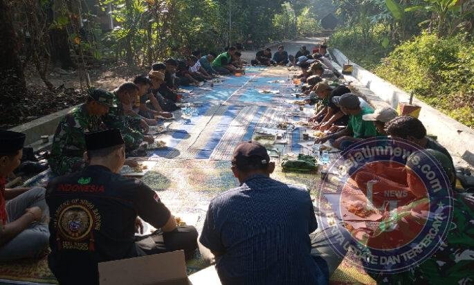Wilayahnya Dibangun Jembatan Garuda, Warga Desa Mojomati dan Desa Campursari Gelar Tasyakuran