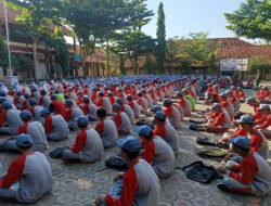 Koramil Klego Gembleng 300 Siswa SMK N 1 Klego, Tanamkan Disiplin dan Jiwa Nasionalisme