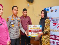Hari Bhayangkara ke-80, Kapolres Pasuruan Anjangsana Anggota Sakit dan Warakawuri