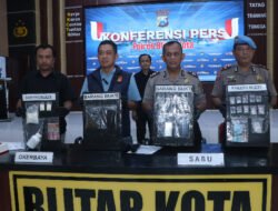 Polres Blitar Kota Ungkap Kasus Narkoba 14 Tersangka Diamankan