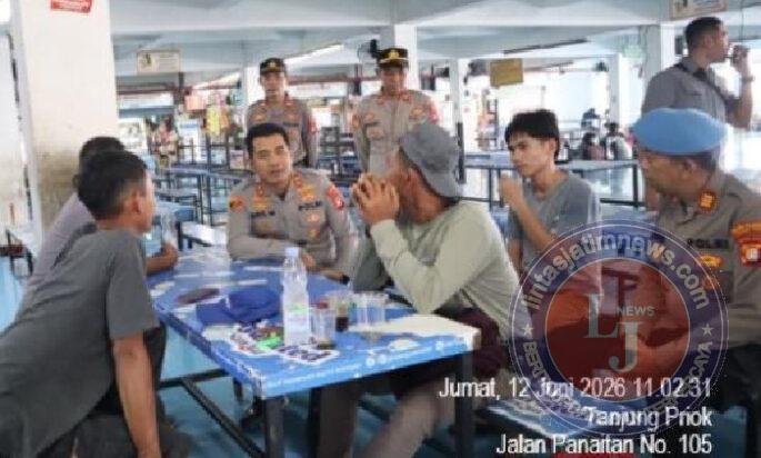 Kapolres Pelabuhan Tanjung Priok Gelar “Jaga Jakarta On The Spot”, Perkuat Sinergi Keamanan Bersama Penumpang Kapal