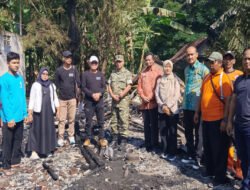 Danramil Paron Bersama Dinsos dan Forpimca Salurkan Bantuan untuk Korban Kebakaran