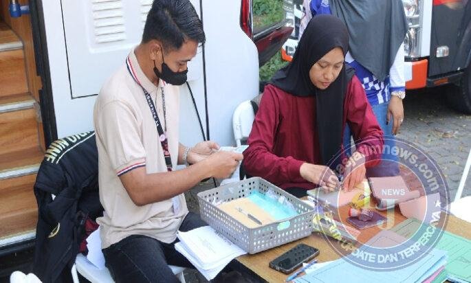 Polres Batu Hadirkan Layanan On the Spot di CFD Sambut Hari Bhayangkara ke – 80