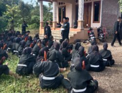 Jaga Keamanan dan Ketertiban, Babinsa Koramil Ngrambe dan Polsek Amankan Tes Jago PSHT di Wilayah