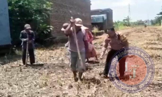 Polsek Tosari Pantau Lahan Kentang di Ngadiwono, Dukung Asta Cita Ketahanan Pangan
