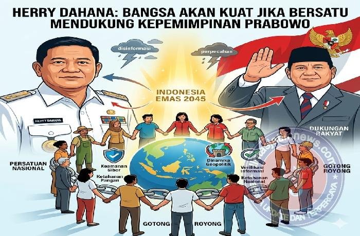 Herry Dahana: Bangsa Akan Kuat Jika Bersatu Mendukung Kepemimpinan Prabowo