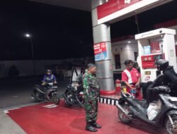 Patroli Malam Anggota Koramil 03/Ngadirojo Ciptakan Rasa Aman di Wilayah