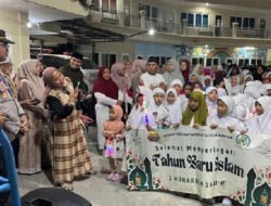 Ratusan Warga Muara Angke Meriahkan Pawai Obor Sambut Tahun Baru Islam 1 Muharram 1448 H