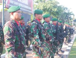 Kodim 0801/Pacitan Gelar Upacara 17 an, Bacakan Amanat Pangdam V/Brw Mayjen TNI Rudi Saladin