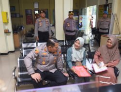 Pelayanan Publik Jadi Prioritas, Kapolres Bondowoso Monitoring Kesiapan Polsek Jajaran