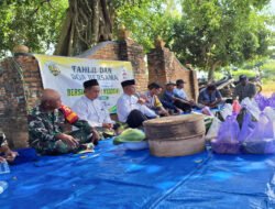Nyadranan Jadi Perekat Kebersamaan, Babinsa Pilangkenceng Hadiri Bersih Desa Bersama Warga