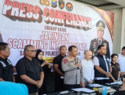 Polrestabes Surabaya Amankan 45 Tersangka Hasil Pengembangan Penyidikan Kasus Siber Internasional