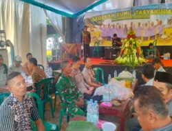 Babinsa Kedunggalar Hadiri Sedekah Bumi Bersama Kelompok Tani Tirto Mulyo