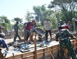Senang Jembatan Garuda Datang, Warga Gotong Royong Bekerja dan Sajikan Hidangan