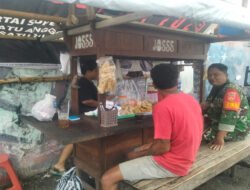 Babinsa Jebres Kobarkan Semangat Pelaku UMKM Lewat Komsos : “UMKM Roda Penggerak Ekonomi”