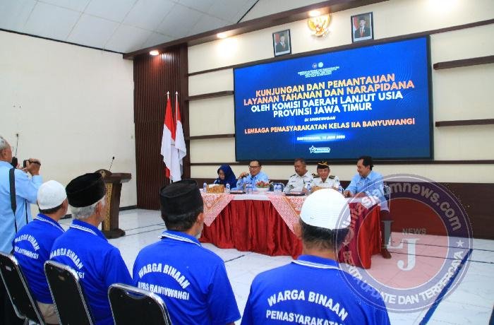 Dengarkan Langsung Testimoni Warga Binaan, Komda Lansia Jatim Puji Pelayanan Lansia di Lapas Banyuwangi