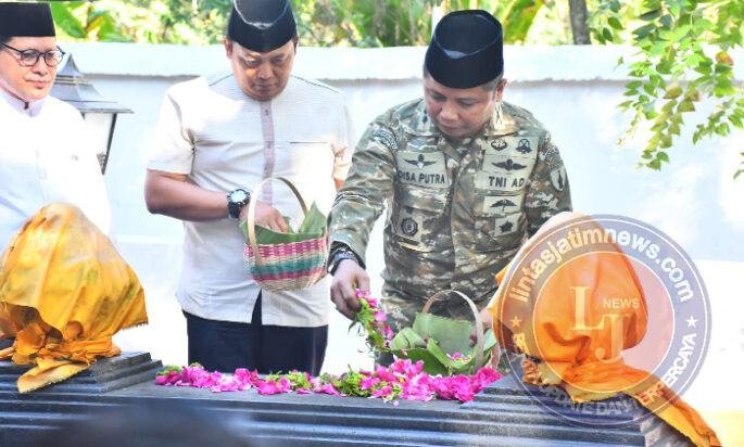 Menapak Jejak Pendiri Kota, Dandim dan Forkopimda Ziarah Sambut HUT ke-108 Kota Madiun