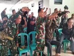 Koramil Geger Bergemuruh, Nobar Piala Dunia Bangun Keakraban TNI dan Masyarakat