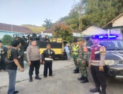 Pastikan Situasi Aman, Gabungan TNI Polri di Pacitan Lakukan Pengamanan Pengesahan Warga PSHT