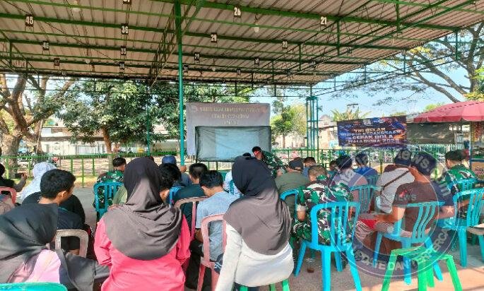 Piala Dunia Jadi Magnet Kebersamaan, TNI dan Warga Sragen Larut dalam Semangat Persaudaraan