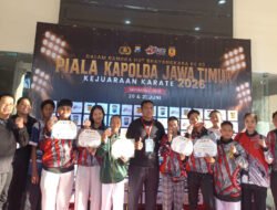 Kontingen Karate Polres Pasuruan Raih Lima Medali pada Kejuaraan HUT Bhayangkara ke-80 Tahun 2026