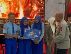 Peduli Pendidikan, Polres Blitar Gelar Lomba Cerdas Cermat Pelajar Sambut Bhayangkara ke-80