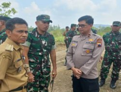Dandim Boyolali Dampingi Tim Satgas Wasbang Tinjau Pembangunan Yonif Teritorial Pertanian, Progres Terus Dikebut