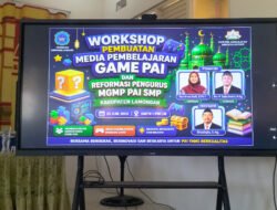 MGMP PAI SMP Negeri di Lamongan Sukses Gelar Workshop Media Game dan Regenerasi Kepengurusan