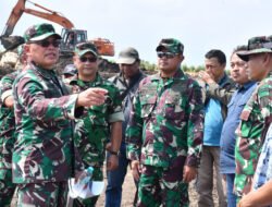 Dandim Ponorogo Dampingi Tim Pengawas Pembangunan Brigif / Yonif TP 530/RK Ponorogo