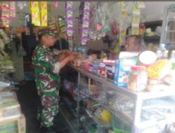 Cek Bahan Sembako, Upaya Babinsa Kodim Ponorogo Jaga Ketersediaan Pangan dan Stabilitas Harga
