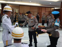 Jelang Hari Bhayangkara ke – 80 Polda Jatim Gelar Upacara Pemuliaan Nilai Luhur Tribrata