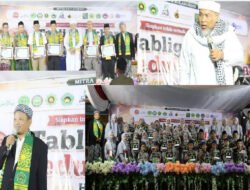 Tabligh Akbar Peduli Palestina dan Wisuda Santri Ke-XIII Ma’had Al Muttaqin Blimbing Paciran Lamongan Dipadati Ribuan Umat