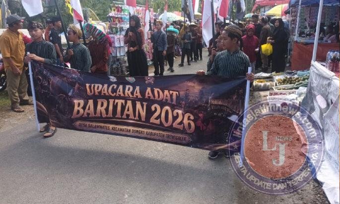 Festival Adat Baritan di Trenggalek, Sinergi TNI-Polri Jaga Budaya dan Kebersamaan