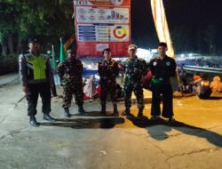 Patroli di Kismantoro, TNI–Linmas–Banser Bersinergi Jaga Kondusivitas Wilayah