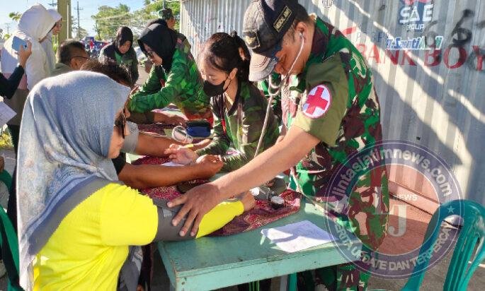 Kodim 0724/Boyolali Gelar Bakti Kesehatan Gratis, Wujud Nyata Kepedulian TNI terhadap Kesehatan Masyarakat