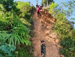 TNI Dukung Pendidikan Karakter, Koramil Pule Dampingi Mountaineering MOGD SMAN 1 Pule