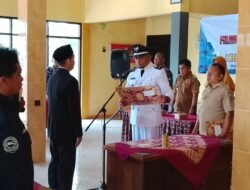 Danramil 0801/02 Kebonagung Berpesan Berikan Layanan Terbaik Dalam Pelantikan Perangkat Desa