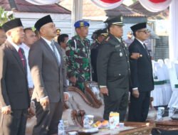 Wujud Sinergitas, Dandim 0805/Ngawi Bersama Jajaran Forkopimda Hadiri Upacara HUT Bhayangkara Ke 80