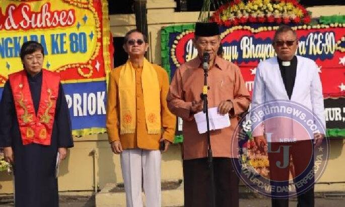 Polres Tanjung Priok Gelar JJOS Doa Bersama Lintas Agama Berikan Penghargaan kepada Personel Berprestasi dan di Hari Bhayangkara ke-80