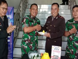 Danramil 03 Serengan dan Anggota Datangi Mapolsek Serengan