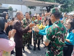 Perkuat Sinergitas Koramil 02/Banjarsari Bersama FKPP1 Beri Kejutan HUT Bhayangkara Ke-80 di Polsek Banjarsari