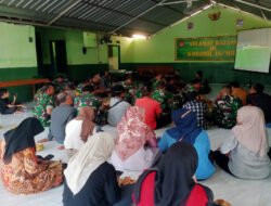 Anggota TNI Kodim 0725/Sragen Bersama Masyarakat Nobar Piala Dunia di Koramil 13/Sukodono, Koramil 14/Mondokan, Koramil 15/Gemolong dan Koramil 16/Miri