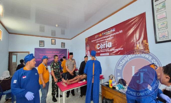 Hari Bhayangkara ke – 80 Polres Blitar Gelar Khitanan Massal Gratis di Kanigoro