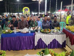 Lestarikan Budaya, Babinsa Ngrambe Hadiri Pagelaran Wayang Kulit Dalam Rangka Tradisi Bersih Desa
