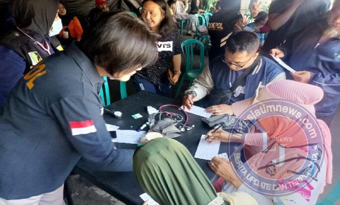 Polresta Malang Kota Gelar Bakkes, 200 Warga Ikuti Cek Kesehatan Gratis di Hari Bhayangkara ke – 80