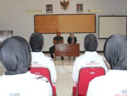 Kodim 0806/Trenggalek Gembleng Karakter Siswa SMK Brawijaya Durenan Lewat Program Ketarunaan