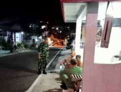 Patroli Malam TNI di Jantung Kota Wonogiri, Serka Jumadi Pastikan Situasi Tetap Aman dan Kondusif