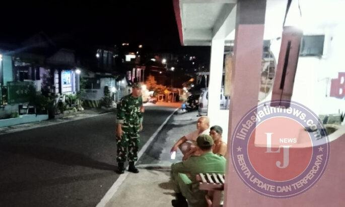 Patroli Malam TNI di Jantung Kota Wonogiri, Serka Jumadi Pastikan Situasi Tetap Aman dan Kondusif
