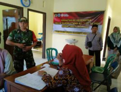 Kodim Ponorogo Gelar Safari KB Kesehatan, Sasaran Non Fisik TMMD ke 129
